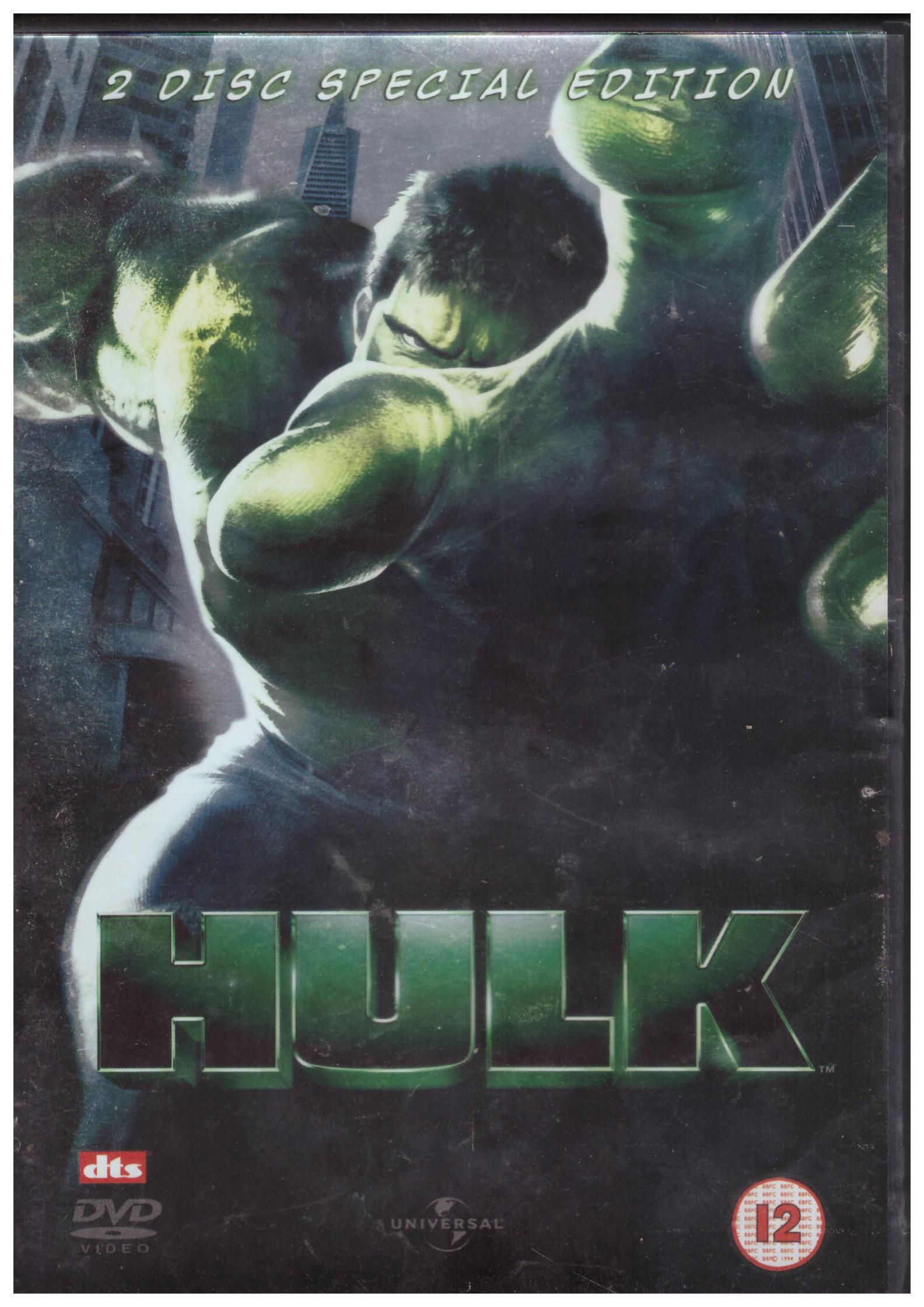 Hulk DVD from Universal (821 075 7)