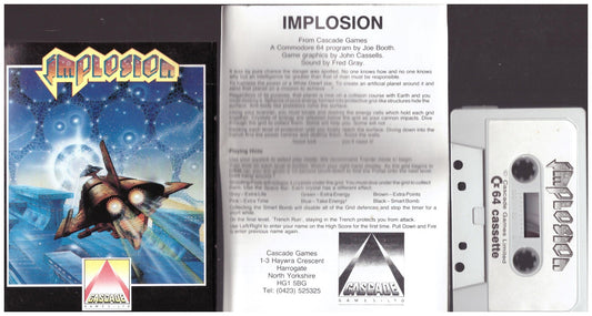 Implosion for Commodore 64 from Cascade