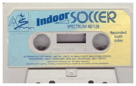 Indoor Soccer ZX Spectrum retro game from Alternative Software