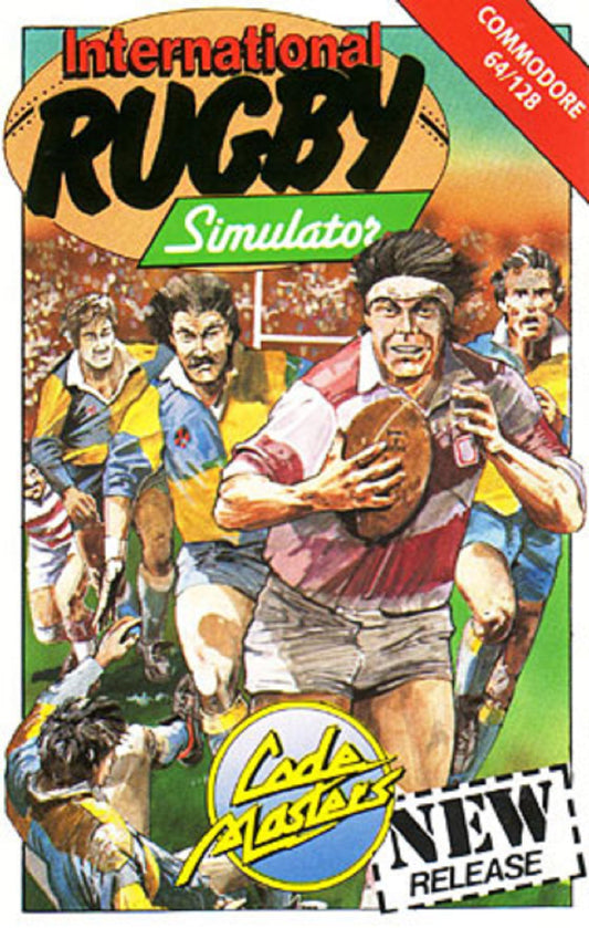 International Rugby Simulator for Commodore 64 from CodeMasters