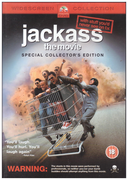 Jackass The Movie from Paramount on DVD (PHE 8295)