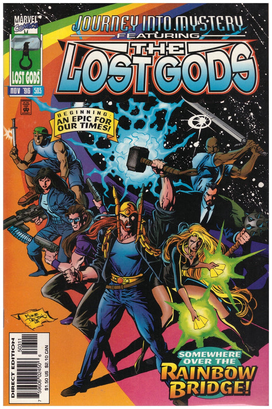 Journey Into Mystery Featuring The Lost Gods #503 from Marvel Comics (Nov 1996)