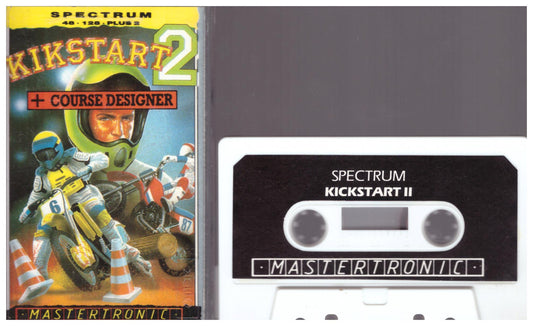 Kikstart 2 + Course Designer ZX Spectrum retro video game by Mastertronic