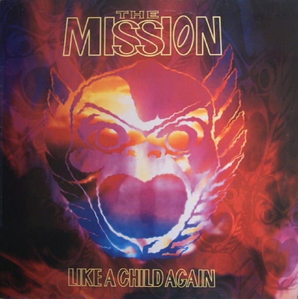 12" 45RPM Like A Child Again/All Tangled Up In You by The Mission from Vertigo (MYTH 1312)