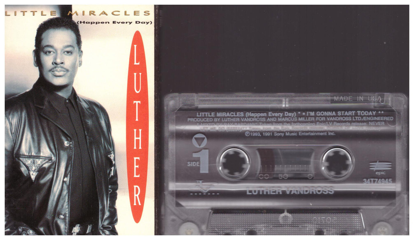 Little Miracles (Happen Every Day) by Luther Vandross from Epic (34T 74945)