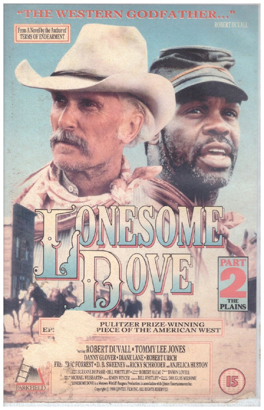 Lonesome Dove Part 2: The Plains VHS from Parkfield Pictures (PPX 102)