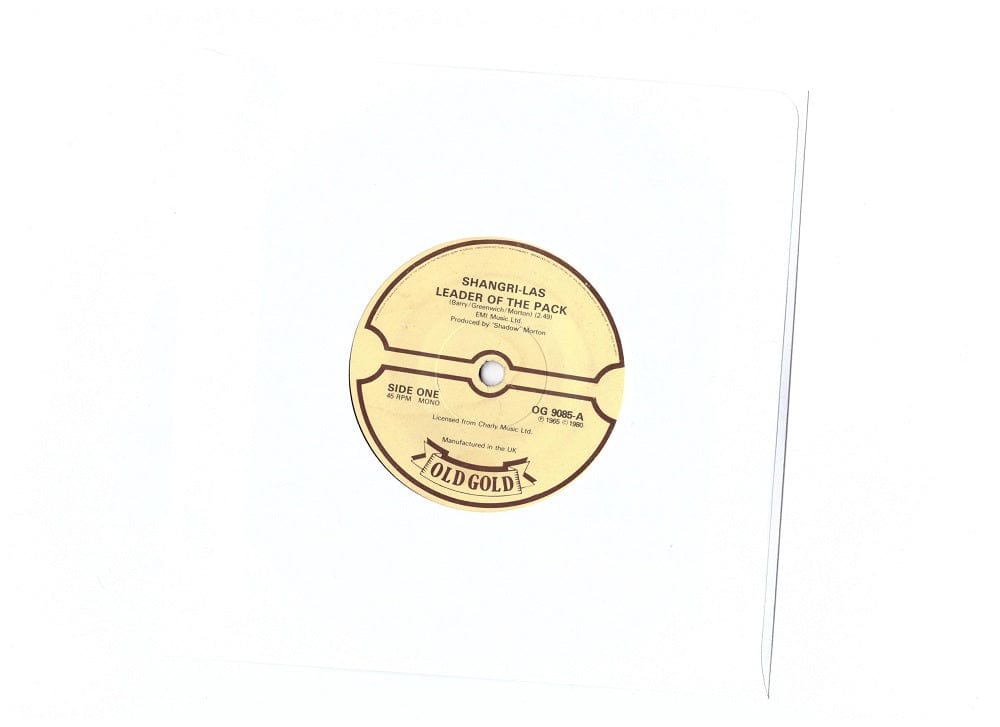 7" 45RPM Leader Of The Pack/(Remember) Walkin' In The Sand by The Shangri-Las from Old Gold