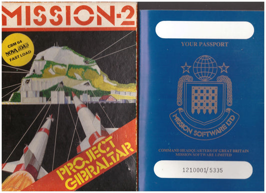 Mission 2: Project Gibraltar for Commodore 64 from R & B Software