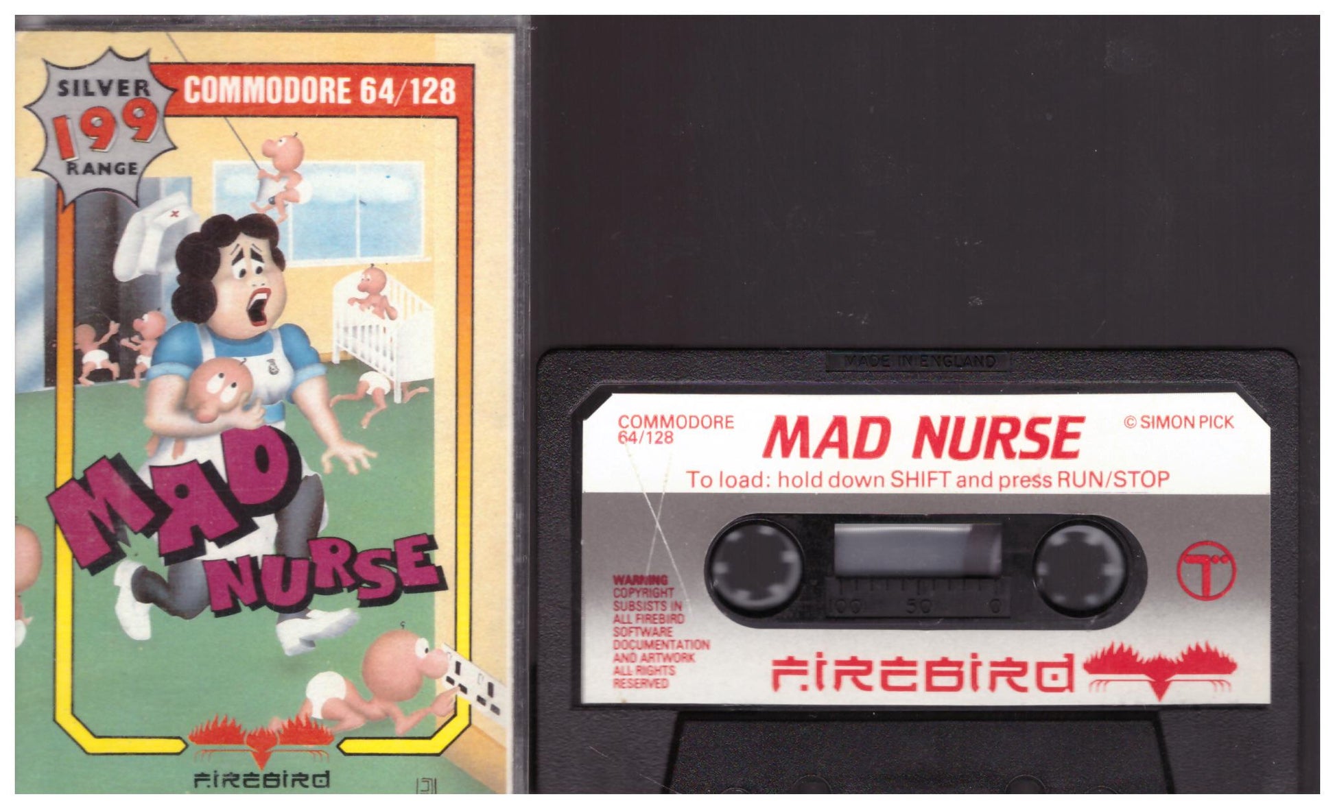Mad Nurse for Commodore 64 from Firebird