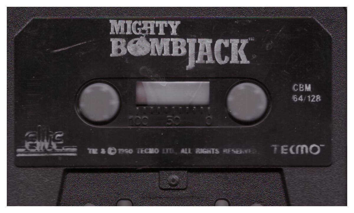 Mighty Bombjack Tape Only for Commodore 64 from Elite