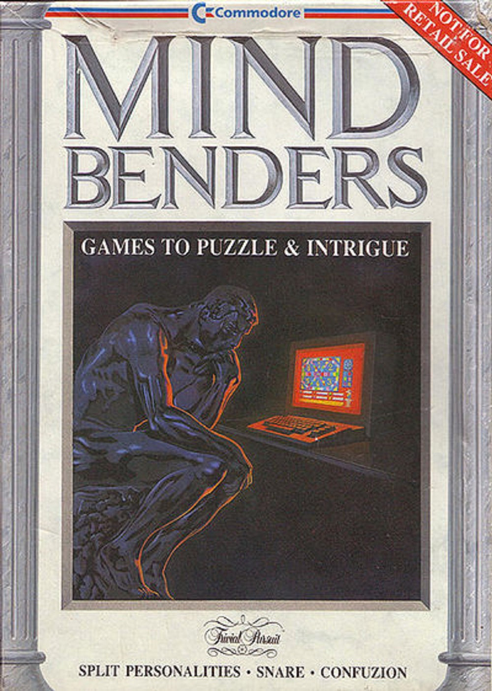Mind Benders for Commodore 64 from Domark