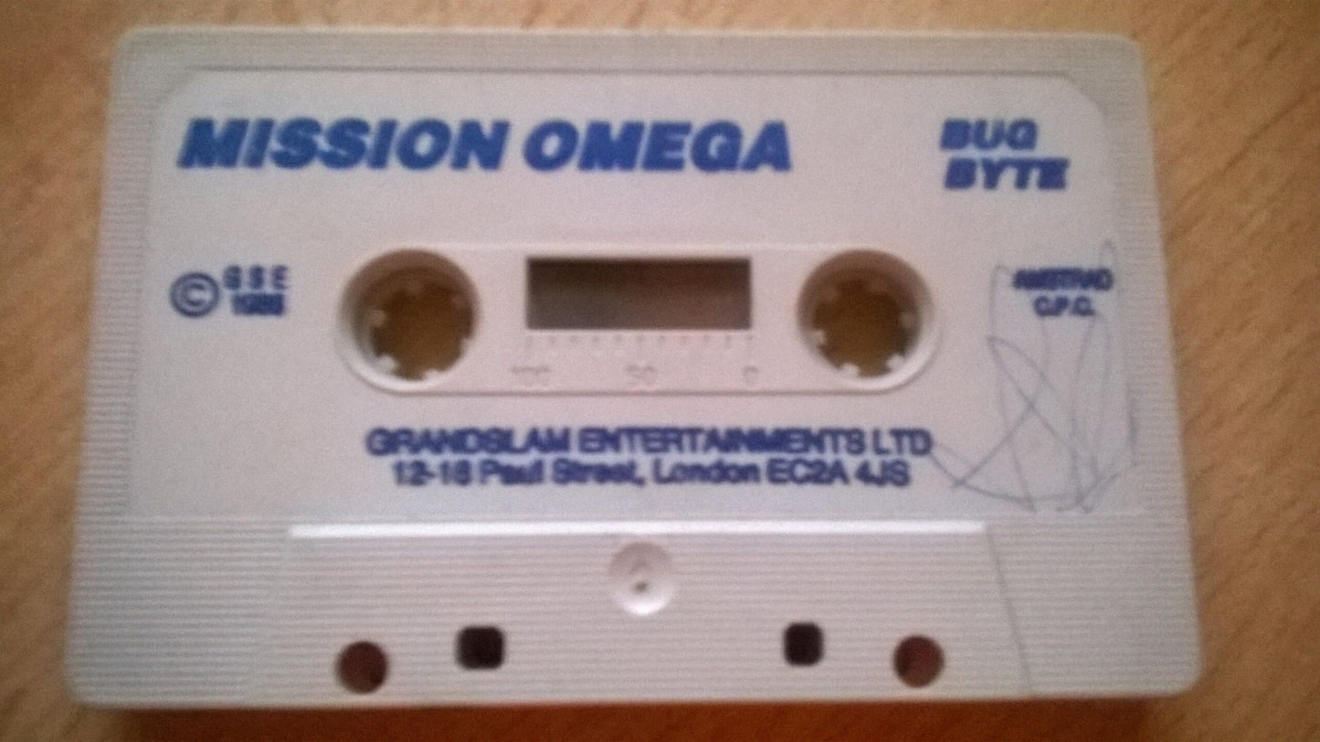 Mission Omega Amstrad CPC retro game from Bug-Byte