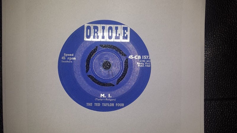 7" 45RPM M.I./You Are My Sunshine by The Ted Taylor Four from Oriole