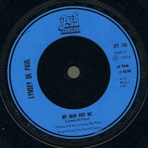 Lynsey de Paul My Man And Me 7-inch vinyl