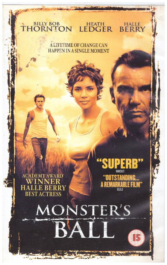 Monster's Ball VHS from Entertainment In Video (EVV 1569)