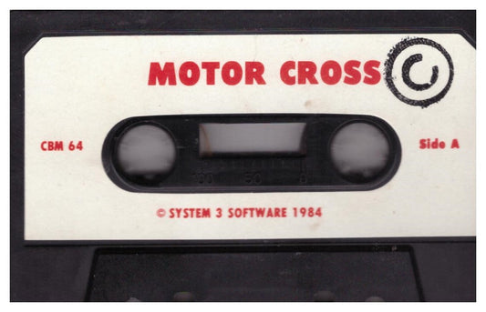 Motor Cross Tape Only for Commodore 64 from System 3