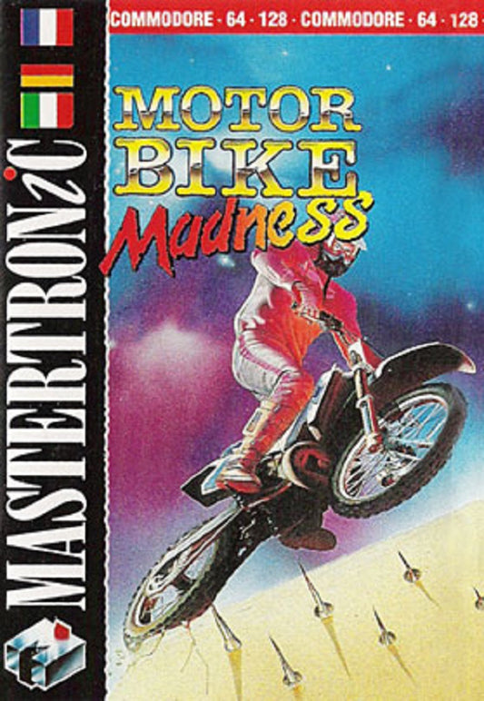 Motorbike Madness Commodore 64 retro game by Mastertronic