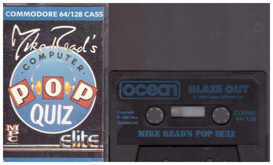 Mike Read's Computer Pop Quiz for Commodore 64 from Ocean/Elite
