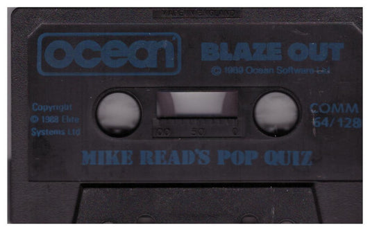 Mike Read's Computer Pop Quiz Tape Only for Commodore 64 from Ocean