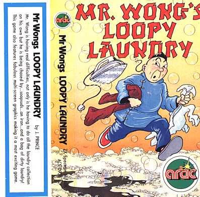 Mr Wong's Loopy Laundry for Spectrum by Artic Computing on Tape