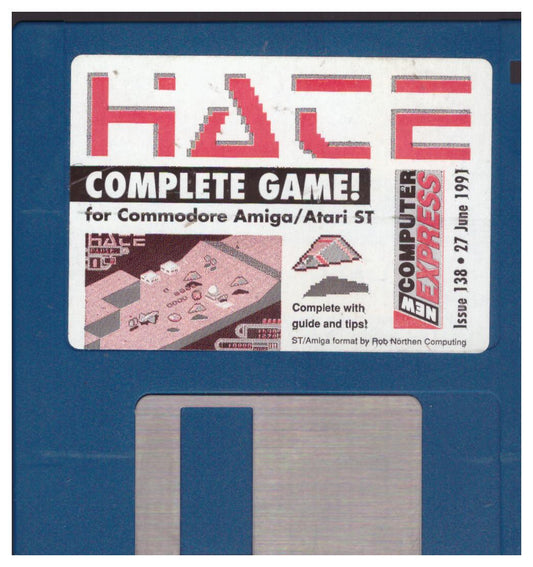 New Computer Express Issue 138/27 June 1991 Coverdisk for Atari ST/Commodore Amiga