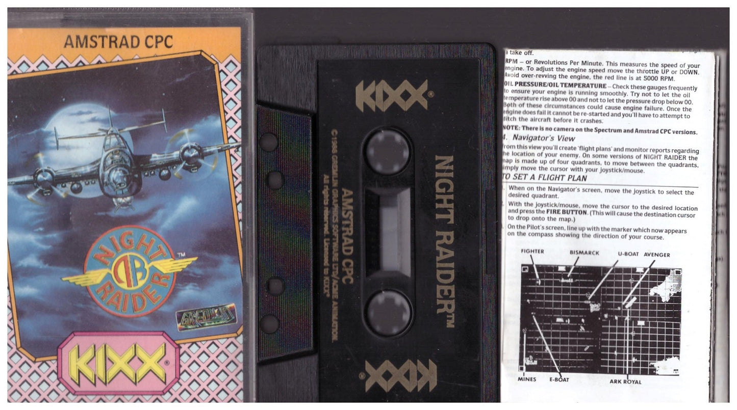 Night Raider for Amstrad CPC from Kixx