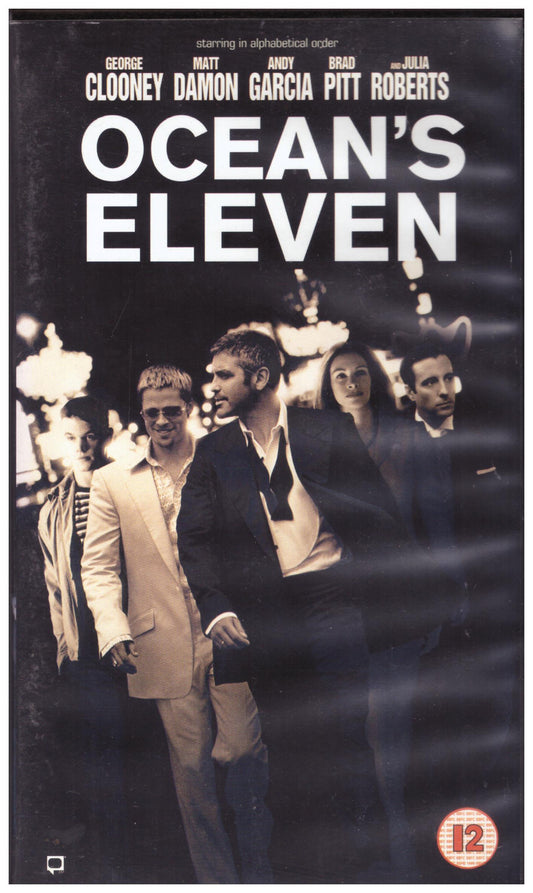 Ocean's Eleven VHS from Warner Home Video (S022185)