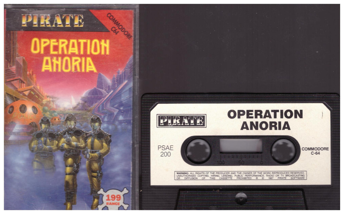 Operation Anoria for Commodore 64 from Pirate (PSAE 200)