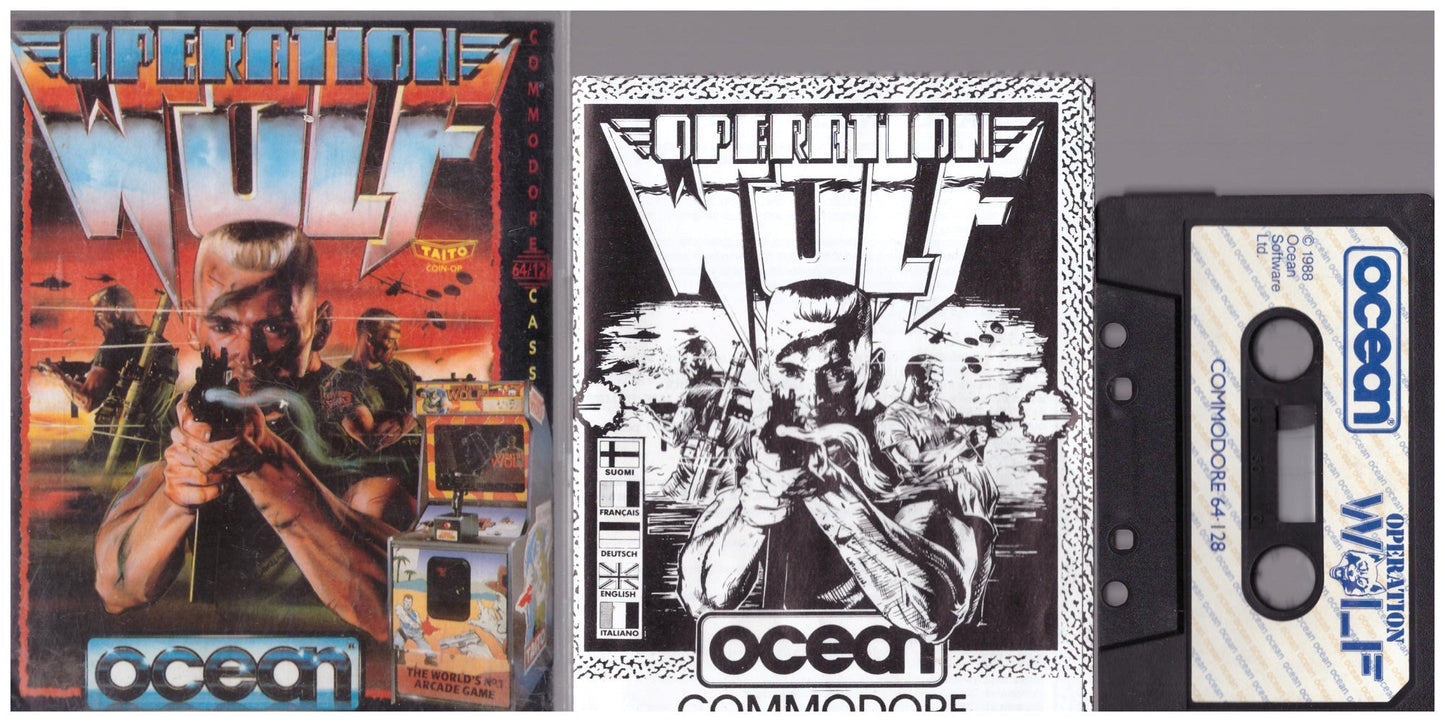 Operation Wolf for Commodore 64 from Ocean