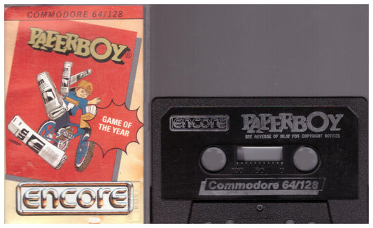 Paperboy for Commodore 64 from Encore