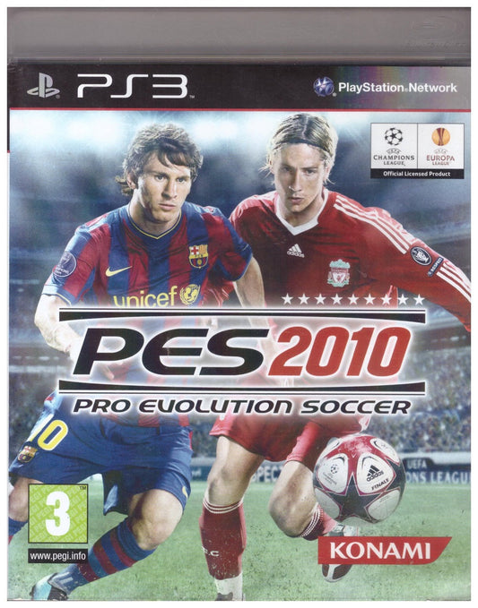 Pro Evolution Soccer 2010 PS3 game Konami