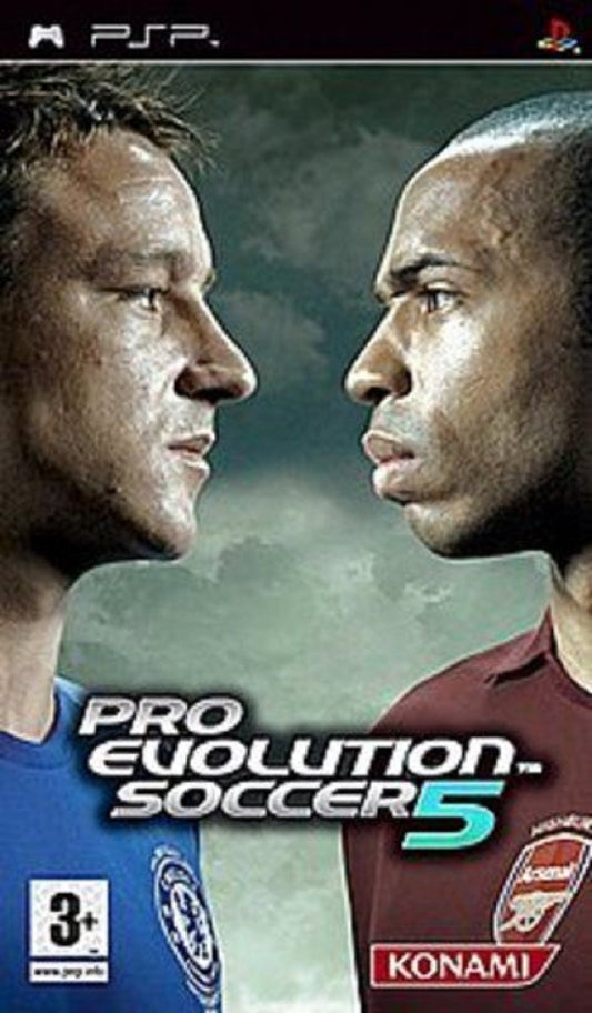 Pro Evolution Soccer 5 PSP Konami game for sale at Retro Games And Films