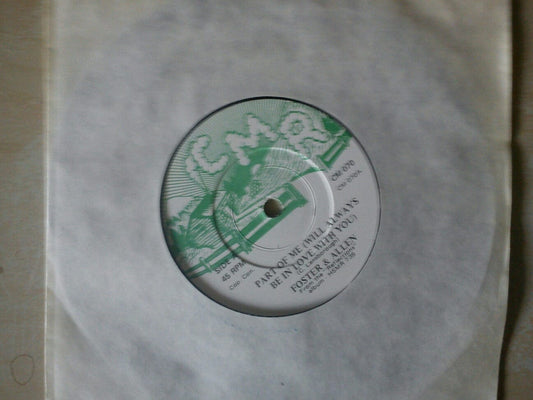 7" 45RPM Part Of Me (Will Always Be In Love With You)/The Black Sheep by Foster & Allen from Ritz