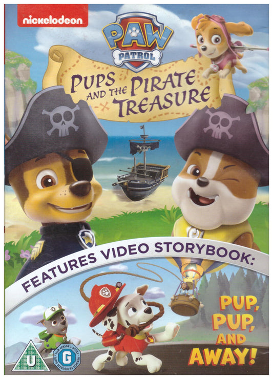 PAW Patrol Pups And The Pirate Treasure DVD from Nickelodeon