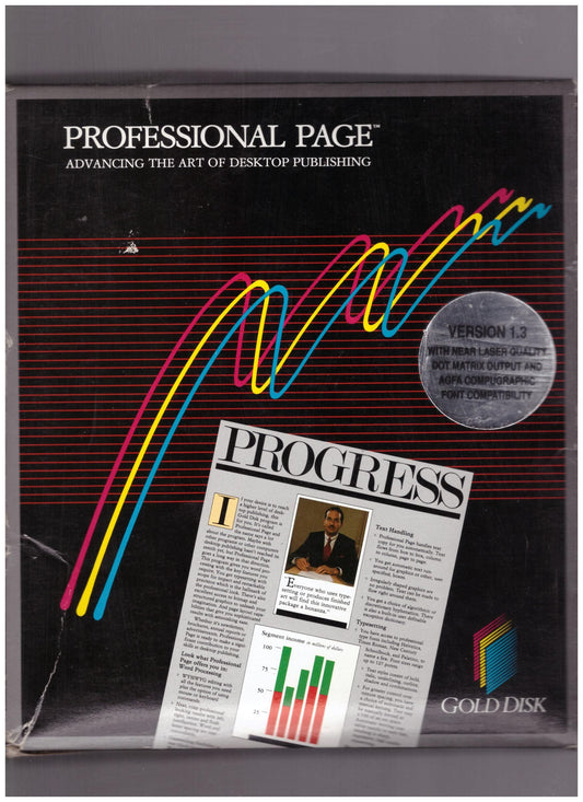 Professional Page V1.3 for Commodore Amiga from Gold Disk