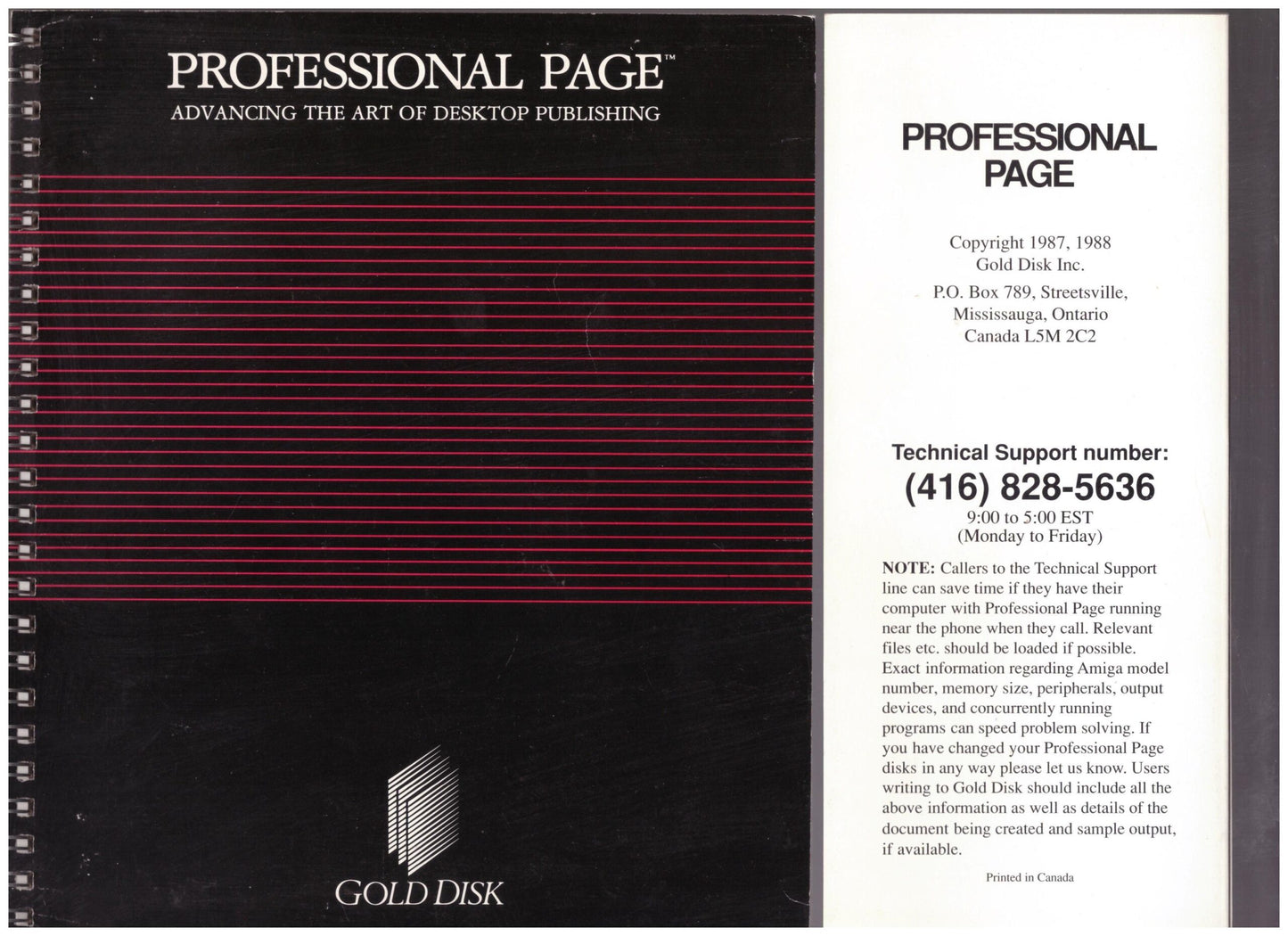Professional Page V1.3 for Commodore Amiga from Gold Disk