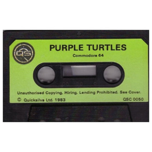 Purple Turtles Tape Only for Commodore 64 from Quicksilva (QSC 0050)