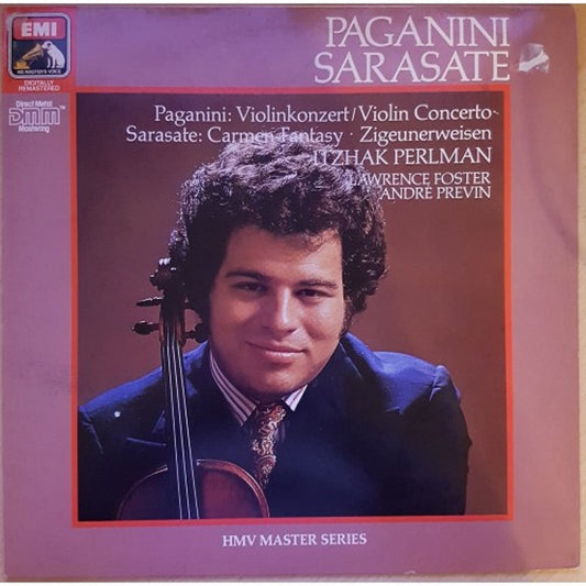 Paganini: Violinkonzert/Sarasate: Carmen Fantasy - Zigeunerweisen by Itzhak Perlman/Lawrence Foster/Andre Previn from His Master's Voice (29 1285 1)