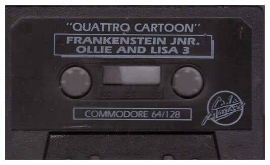 4 Quattro Cartoon Tape Only for Commodore 64 from Codemasters