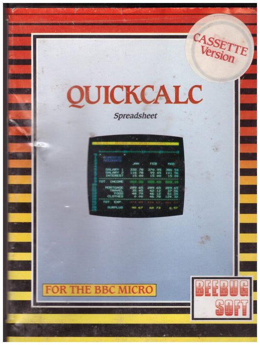 Quickcalc for BBC Micro Model B from Beebugsoft