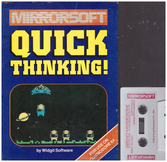 Quick Thinking Commodore 64 educational game from Mirrorsoft