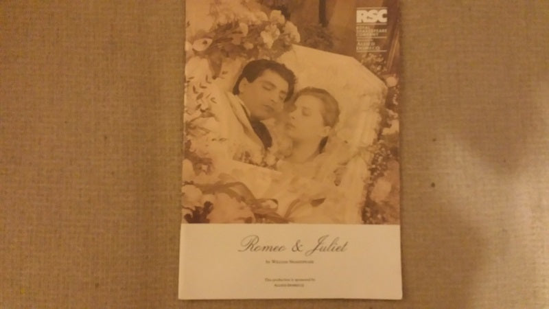 Royal Shakespeare Company Romeo & Juliet Theatre Programme Collectible Memorabilia
