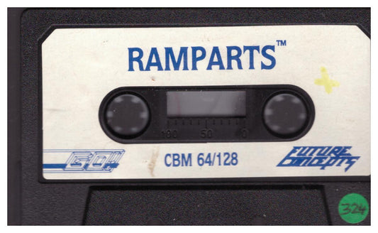 Ramparts Tape Only for Commodore 64 from Go!