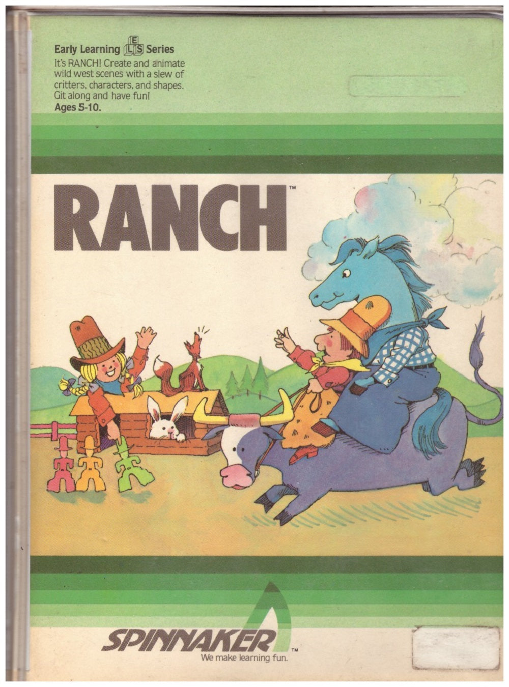 Ranch for ZX Spectrum from Spinnaker Software Corporation – Retro Games ...