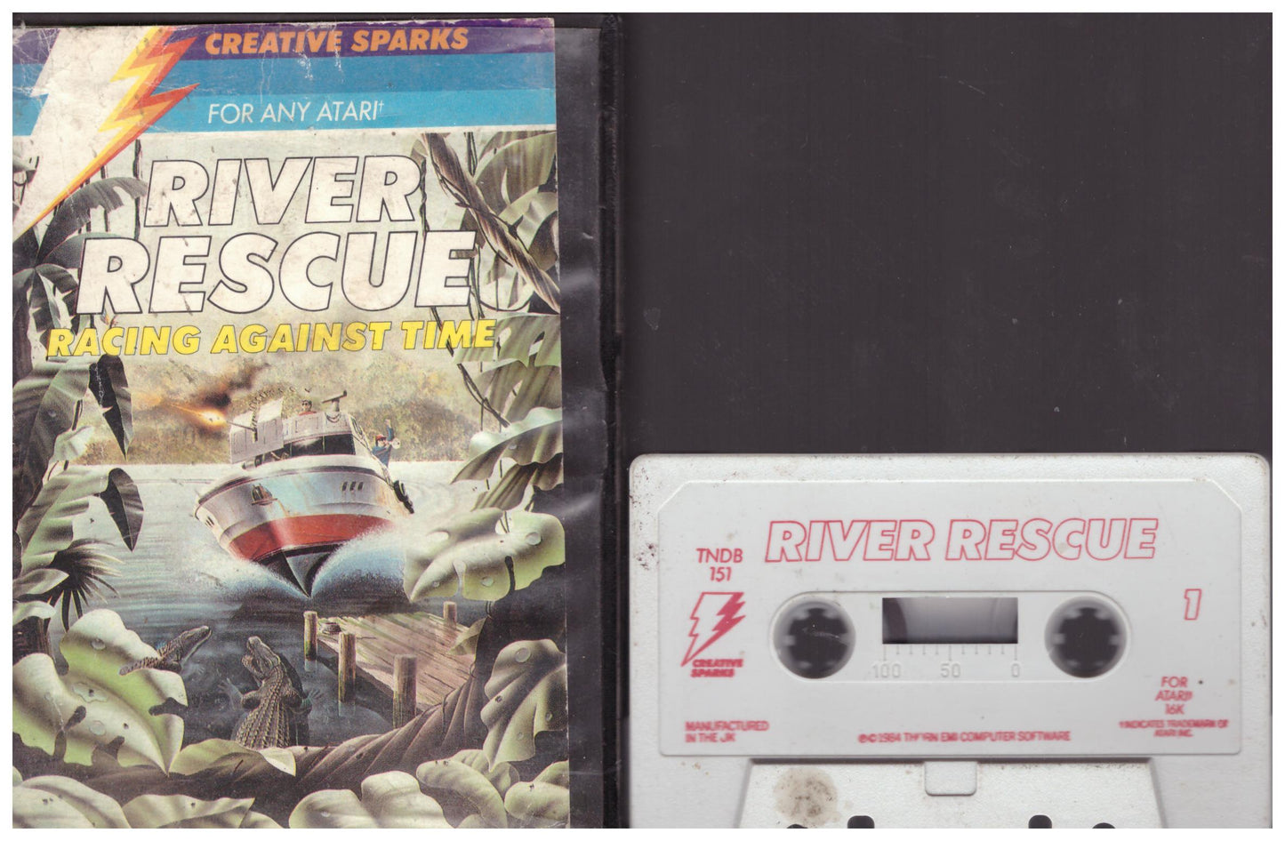 River Rescue for Atari 8-Bit Computers from Creative Sparks (TNDB 151)