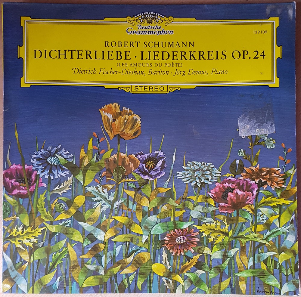 Robert Schumann Dichterliebe & Liederkreis Op. 24 vinyl LP
