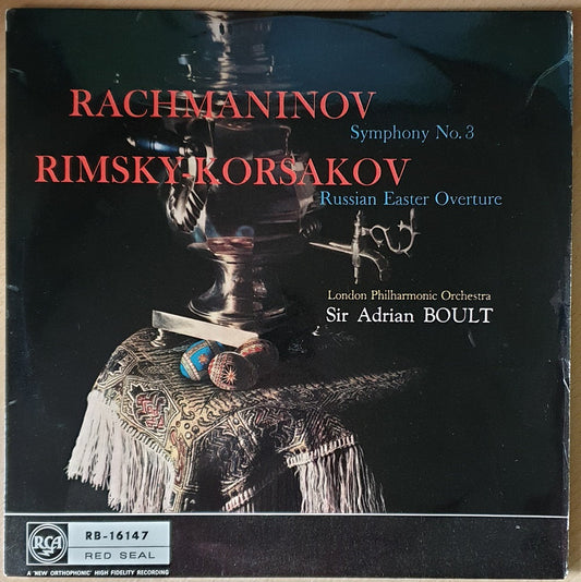 Rachmaninov: Symphony No. 3/Rimsky-Korsakov: Russian Easter Overture by London Philharmonic Orchestra/Sir Adrian Boult from RCA (RB-16147)