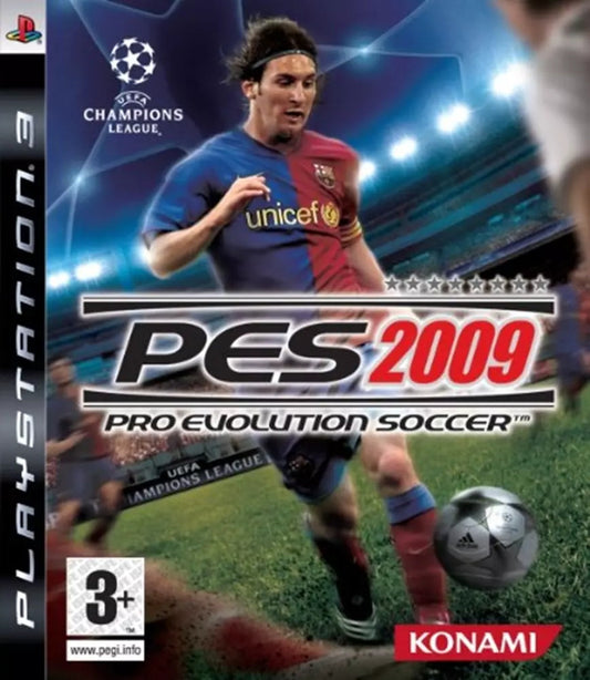 Pro Evolution Soccer 2009 PS3 game Konami for sale at Retro Games And Films