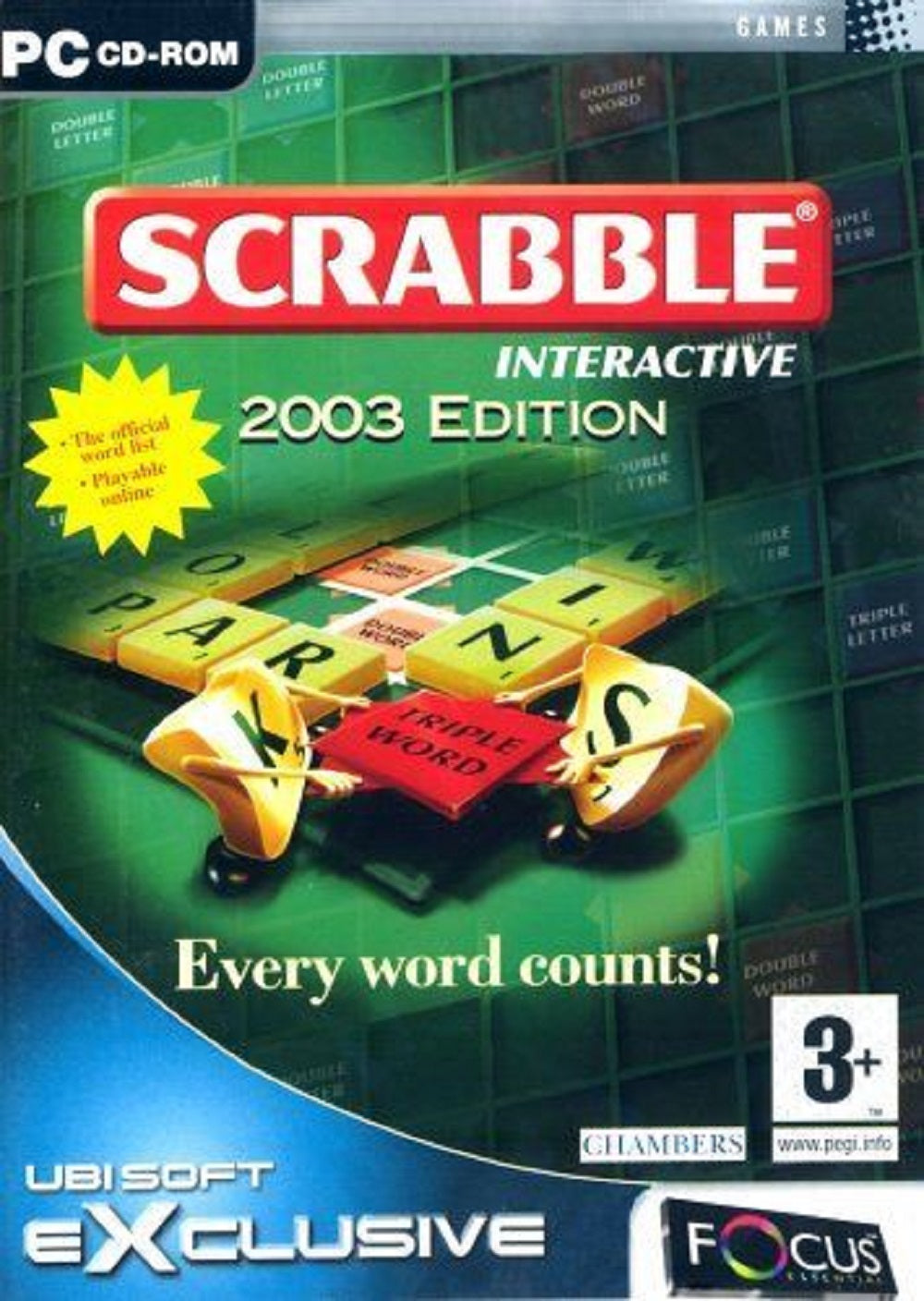 Scrabble Interactive 2003 Edition for PC from Ubisoft/Focus