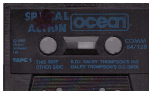S.D.I and Daley Thompson's Olympic Challenge C64 Tape